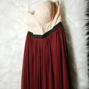 Strapless Maxi Dress